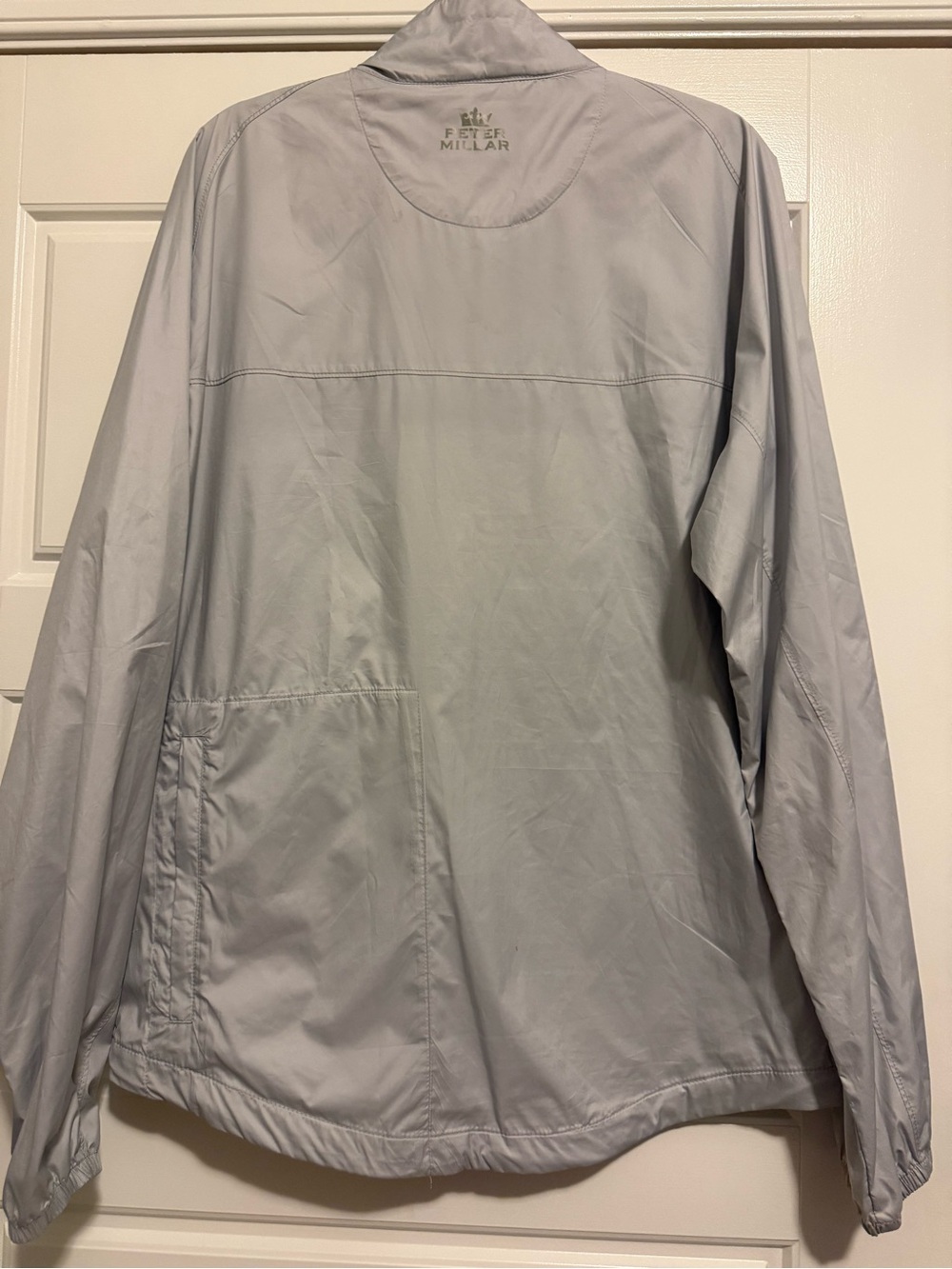 Peter Millar Auburn Tigers AU Windbreaker Pullover Jacket Gray Size Small - Picture 3 of 6